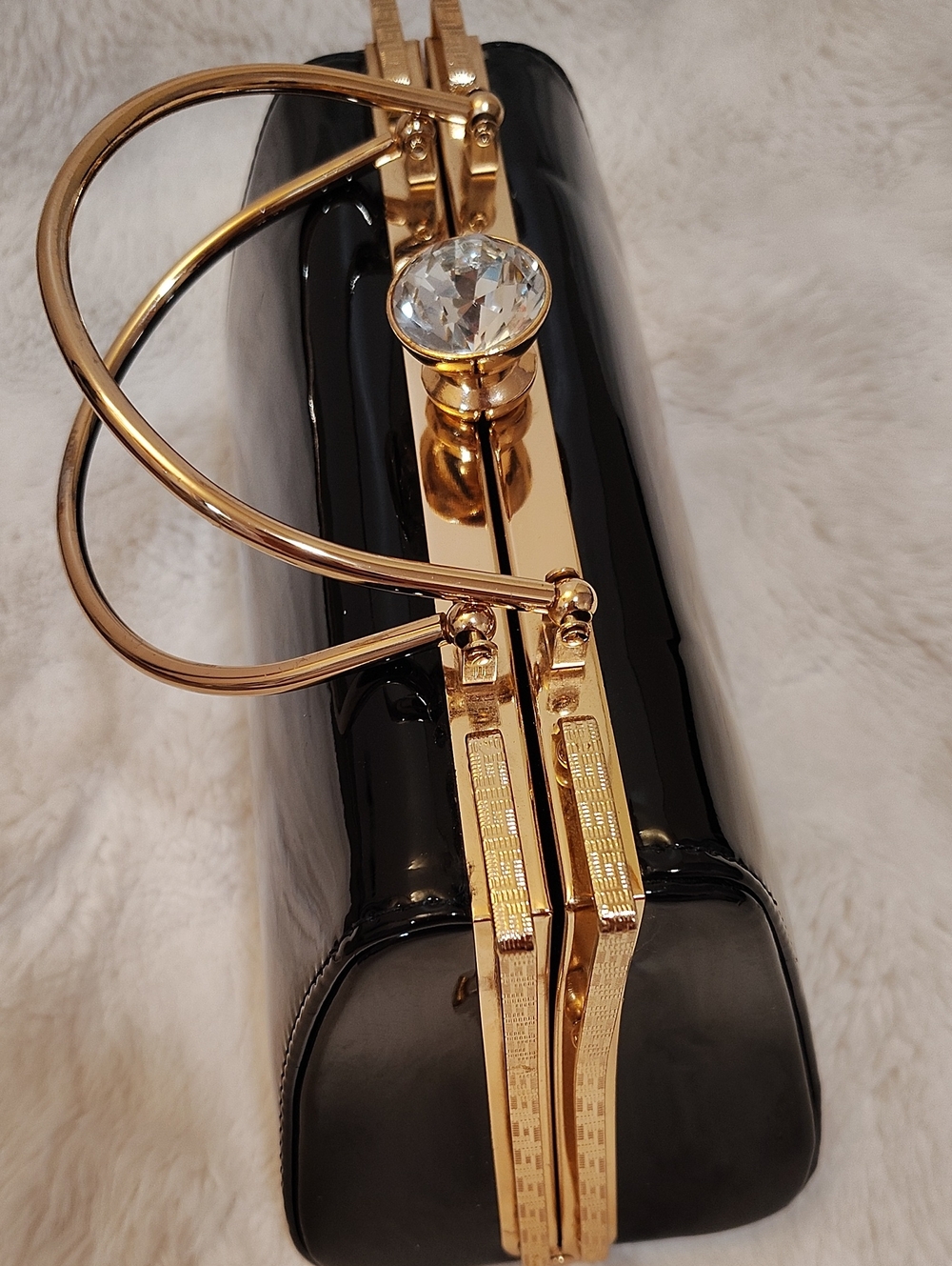 Black Hard Case Purse